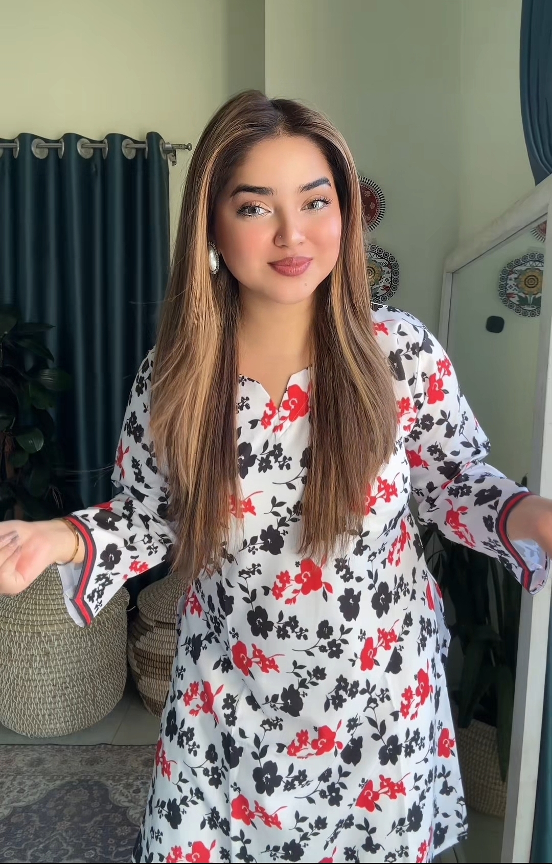 Co-ords black and red color - Image 4